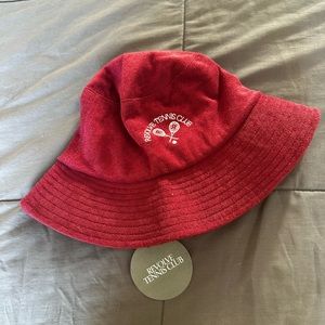NWT revolve tennis club bucket hat